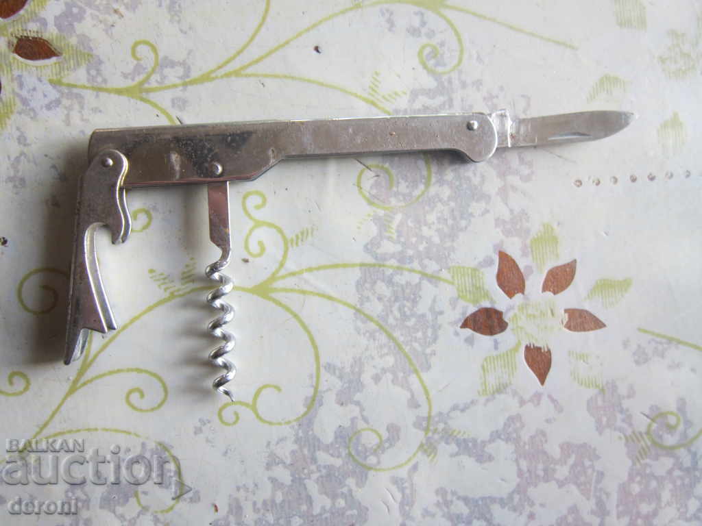 Korean waiter knife opener corkscrew corkscrew with price 8.00 BGN | € 4.09