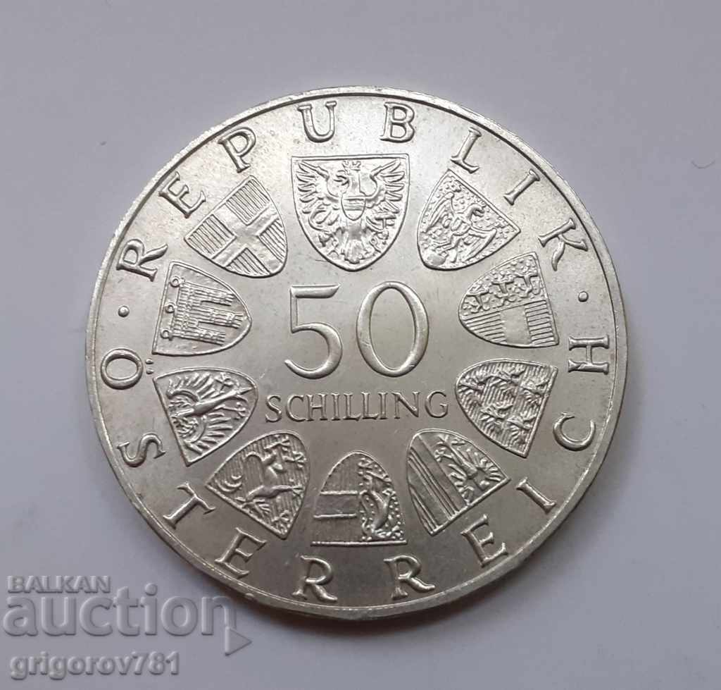 Ασημένιο 50 σελίνια Αυστρία 1978 - ασημένιο νόμισμα με τιμή € 18.41 | 36.01 BGN