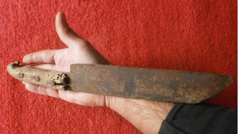 ANTIQUE FORGED KNIFE - bandit dagger - 6 ANTIQUE FORGED KNIFE - bandit dagger - 6