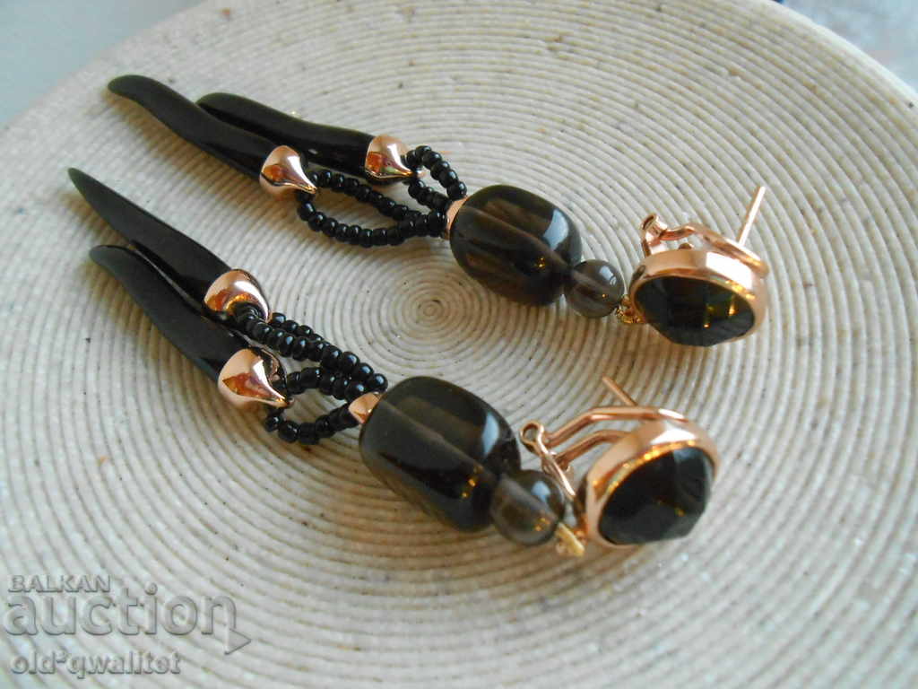 Елегантни дълги Сребърни обици, Сребро 925, позлата с цена 99.00 лв. | € 50.62 Елегантни дълги Сребърни обици, Сребро 925, позлата с цена 99.00 лв. | € 50.62