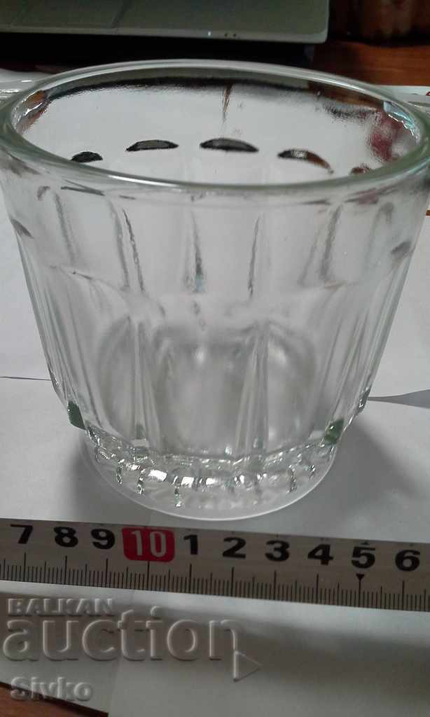 Ice container ice floe glass