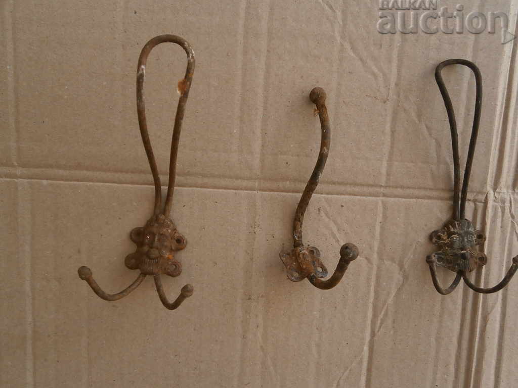 Auction lot of antique hangers hanger Auction lot of antique hangers hanger
