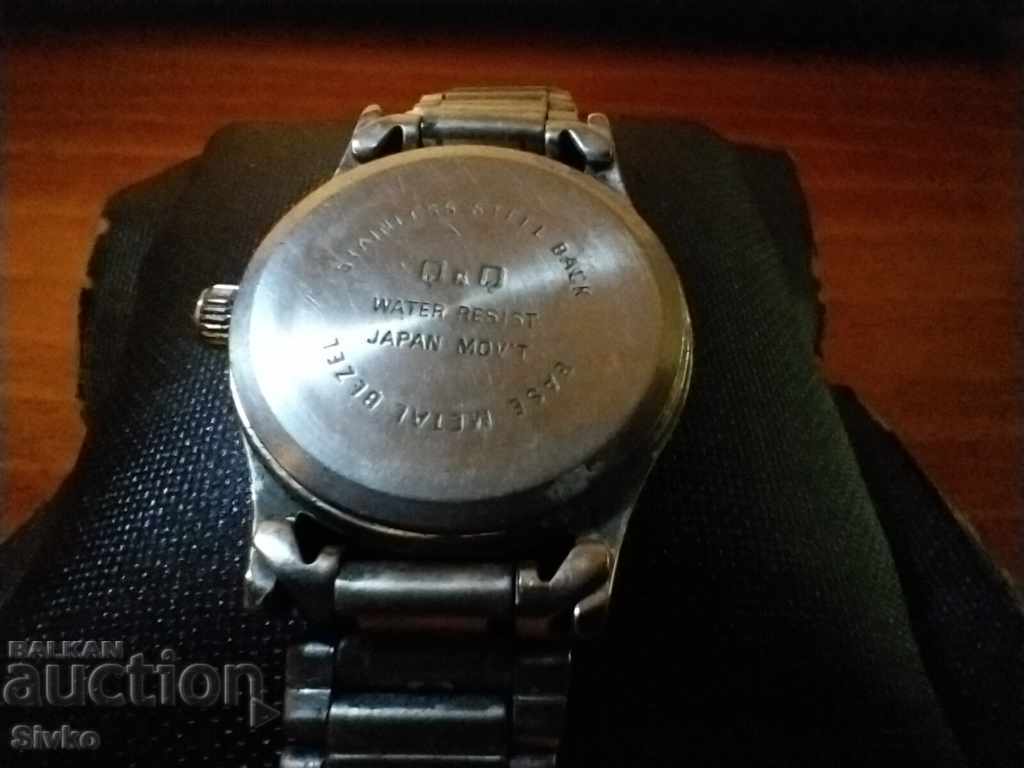 The Q&Q watch is waterproof up to 30 m with price 11.99 BGN | € 6.13