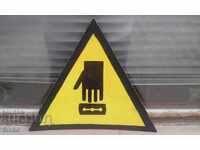 PVC Safety Sign Warning 1