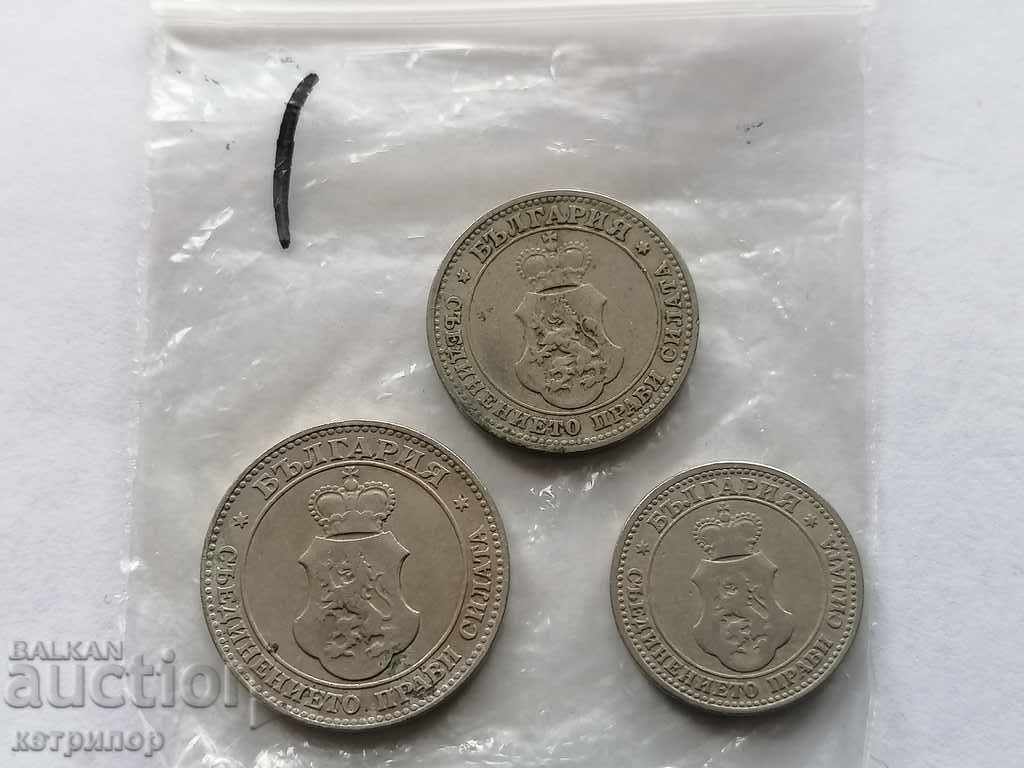 1906. Lot 5, 10 and 20 stotinki. with price 9.00 BGN | € 4.60 1906. Lot 5, 10 and 20 stotinki. with price 9.00 BGN | € 4.60