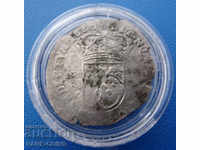 France Louis XIV 15 Sol 1695 M Rare Original