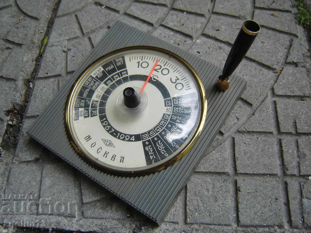 OLD THERMOMETER CALENDAR MOSCOW1 OLD THERMOMETER CALENDAR MOSCOW1