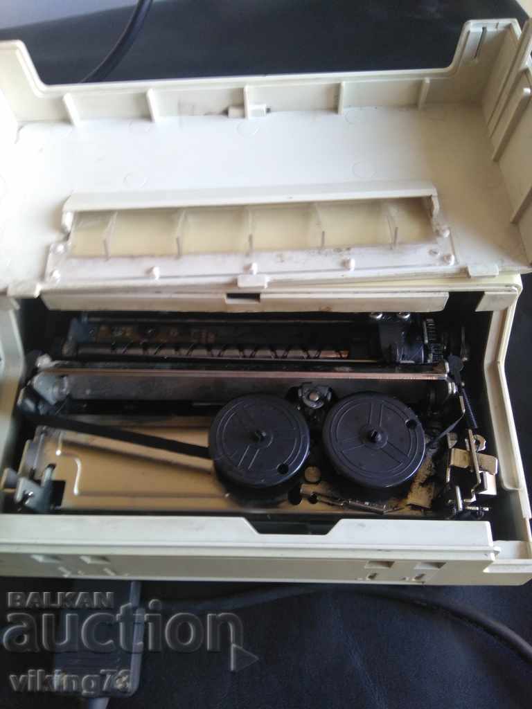 Auction  Retro printer STAR DP8340 together with the power supply.