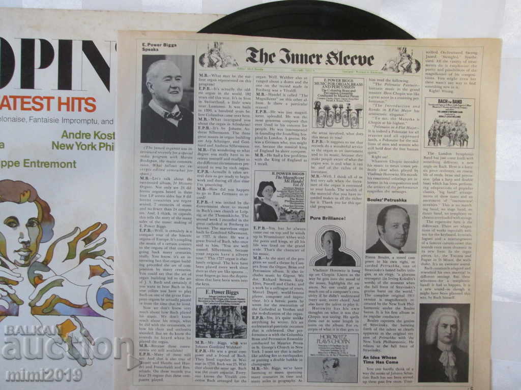 Delivery of 70's Long-Playing Gramophone Record-Chopin