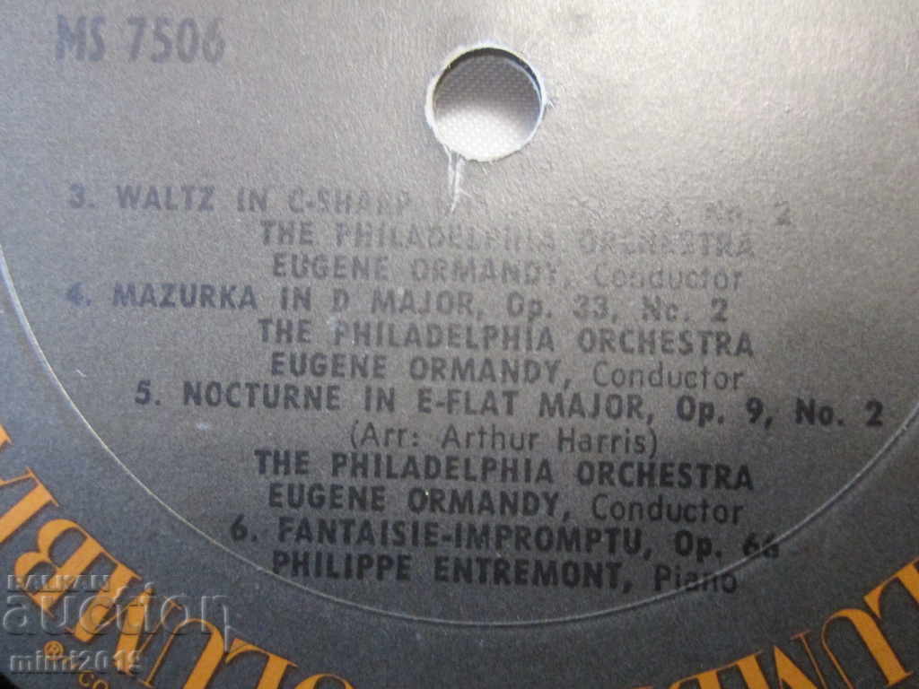 70's Long-Playing Gramophone Record-Chopin - 6