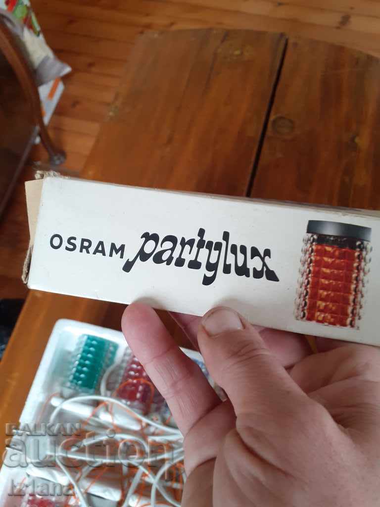 Auction Old Partylamps Osram Partylux Auction Old Partylamps Osram Partylux