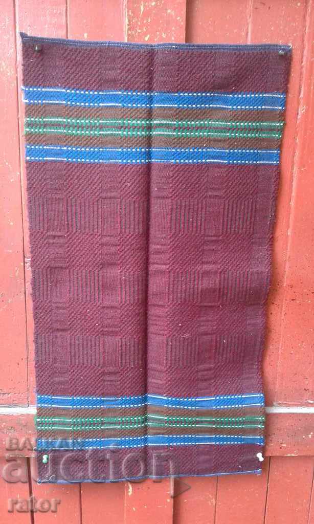 Authentic woven woolen cover. Costume