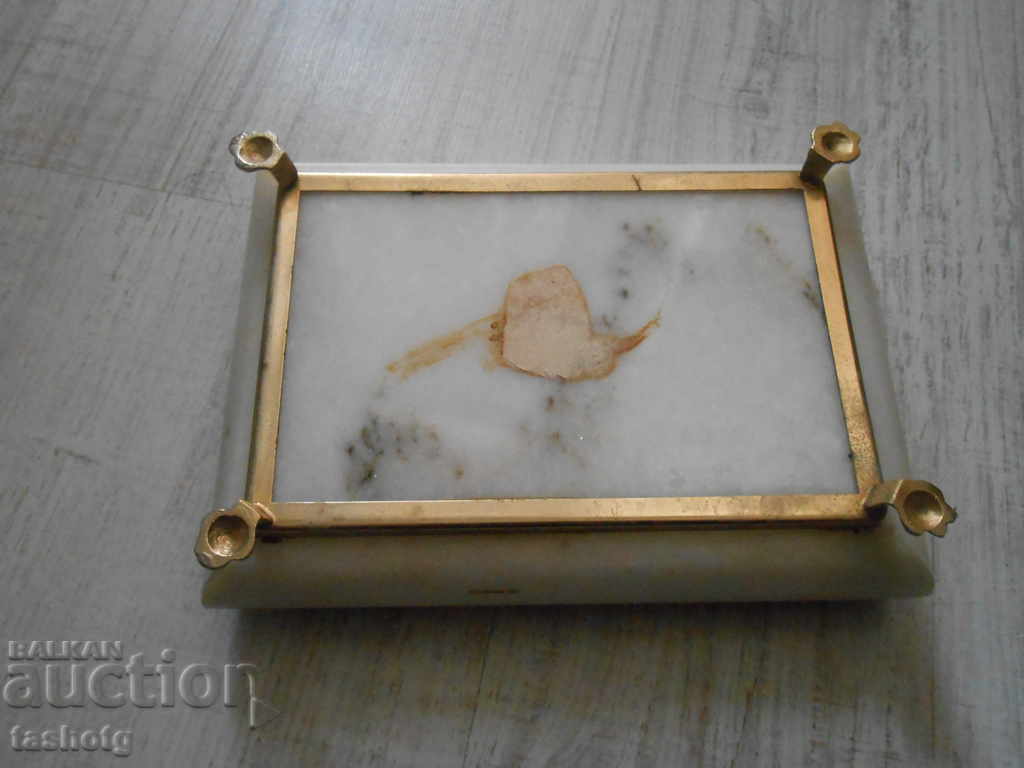 Auction BIG OLD JEWELRY BOX! MARBLE AND BRONZE! Auction BIG OLD JEWELRY BOX! MARBLE AND BRONZE!