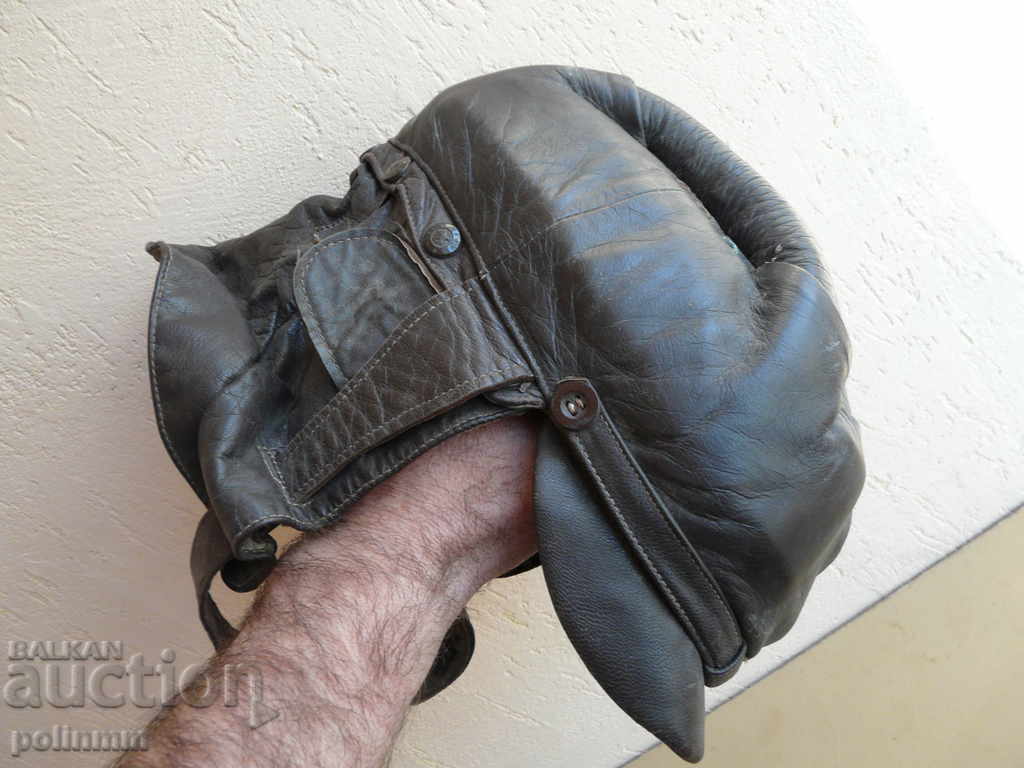 Old biker leather cap - Real Nappa with price 200.00 BGN | € 102.26 Old biker leather cap - Real Nappa with price 200.00 BGN | € 102.26