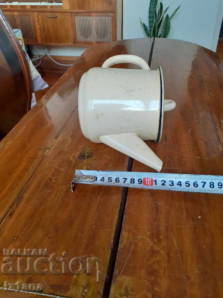 Old enamel teapot - 6