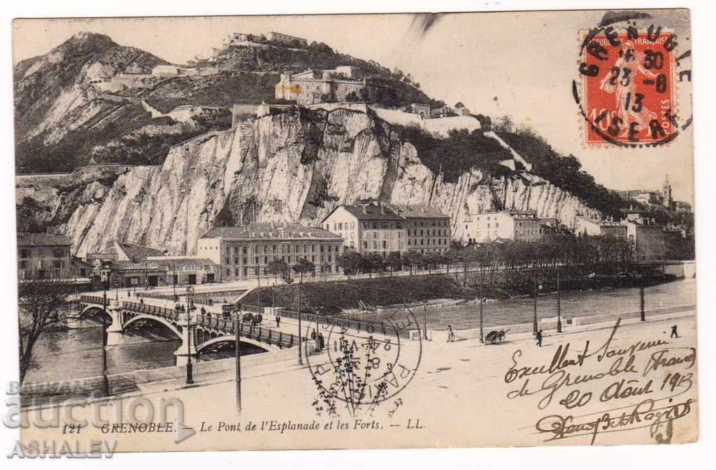 Franța - Grenoble / călătorit în 1913 /