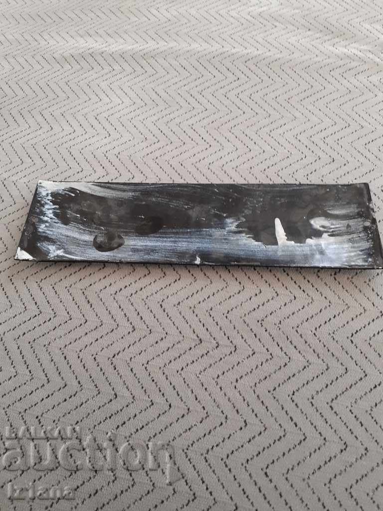 Auction Old enamelled plate Auction Old enamelled plate