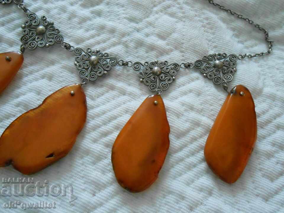 Delivery of RUSSIAN NECKLACE with AMBER, CHARM Delivery of RUSSIAN NECKLACE with AMBER, CHARM