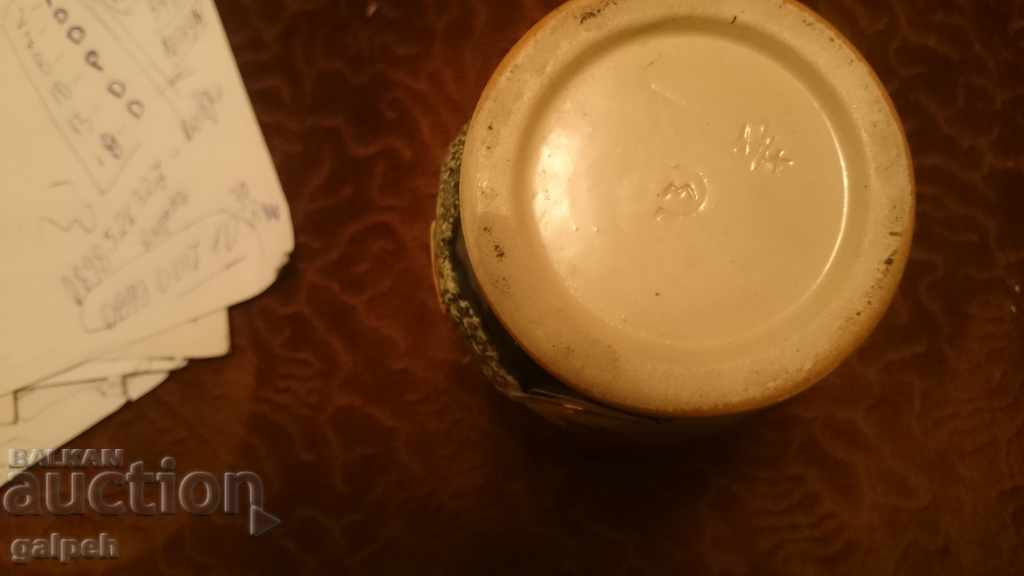 Auction CERAMIC CUP - BELGIUM, MARKING Auction CERAMIC CUP - BELGIUM, MARKING