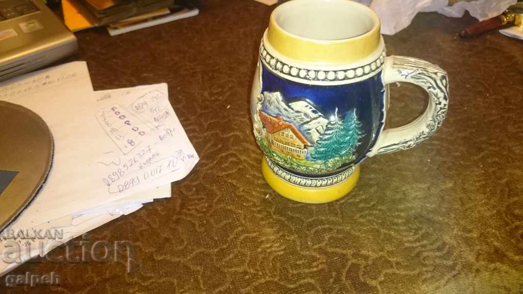 CERAMIC CUP - BELGIUM, MARKING - 5 CERAMIC CUP - BELGIUM, MARKING - 5