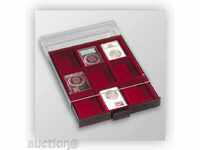 Box for 9 pcs. coins in PCGS / NGC Leuchtturm capsules (3495).