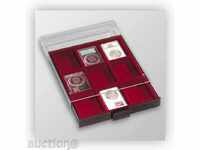 Box for 9 pcs. encased coins PCGS / NGC Leuchtturm (3495).