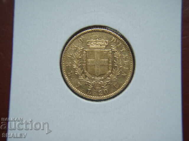 20 Λίρες 1861 T Ιταλία (20 λιρέτα Ιταλία) ΣΠΑΝΙΟ! - AU/Unc (χρυσός) με τιμή € 1876.89 | 3670.89 BGN