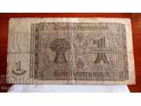 Банкнота Германия 1 марка 1923 - 8