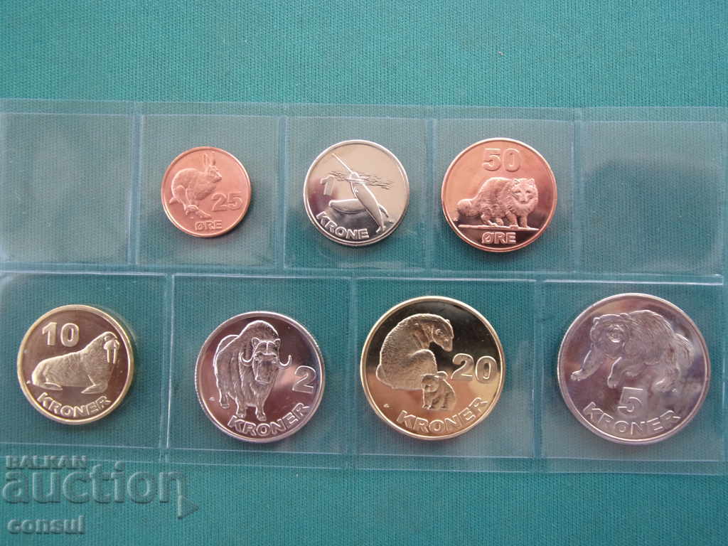 о.Гренландия Сет Монети  2010 UNC