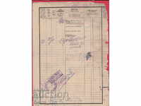 257753 / Стар влаков документ 1939 Русе , Германия Словения