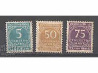 1923. Германска империя. Ежедневни марки.