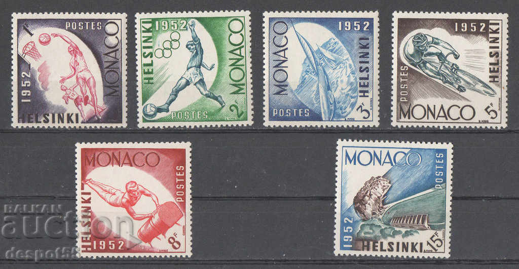 1953. Монако. Олимпийски игри - Хелзинки, Финландия '52.