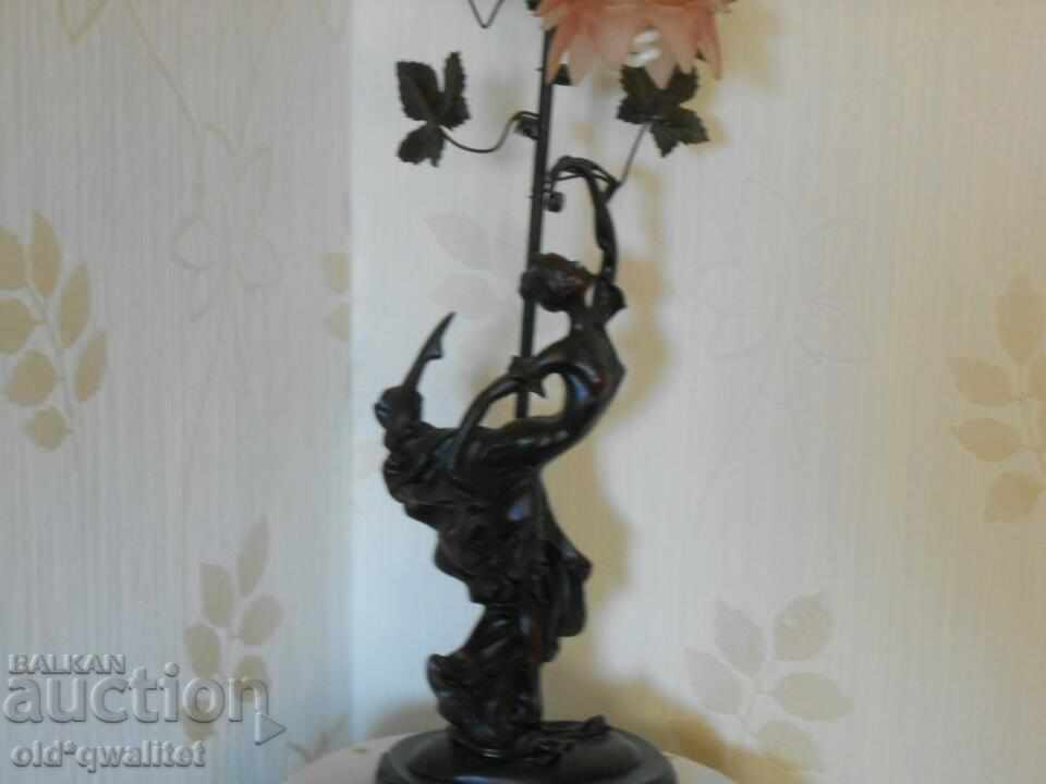 Antique lamp from the 50s 60s, P-p: approx. 50 / 20 cm with price 200.00 BGN | € 102.26