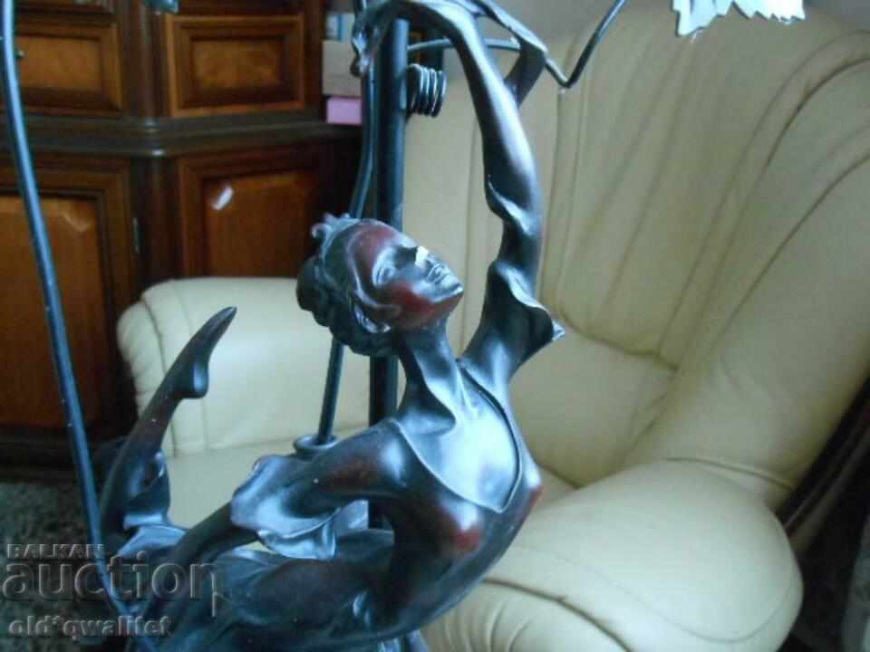 Auction  Antique lamp from the 50s 60s, P-p: approx. 50 / 20 cm