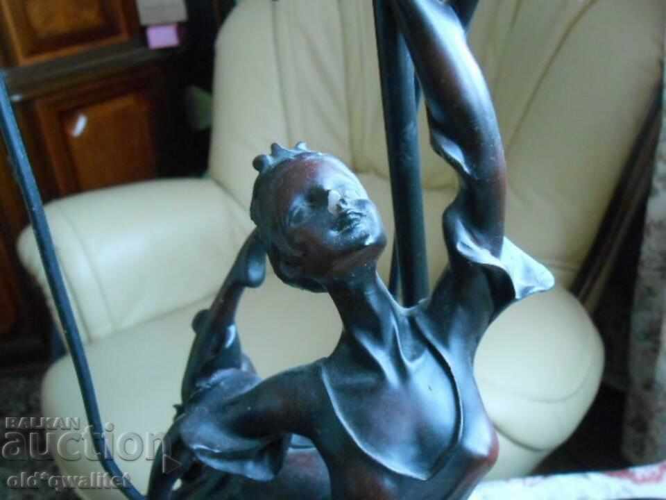 Antique lamp from the 50s 60s, P-p: approx. 50 / 20 cm - 5