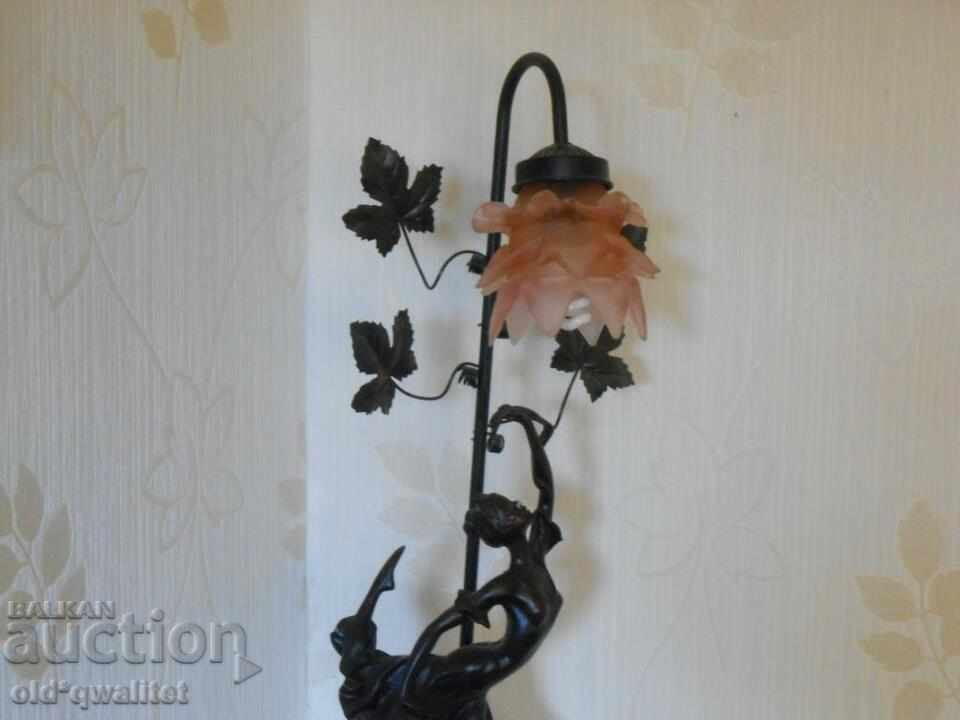 Antique lamp from the 50s 60s, P-p: approx. 50 / 20 cm - 6