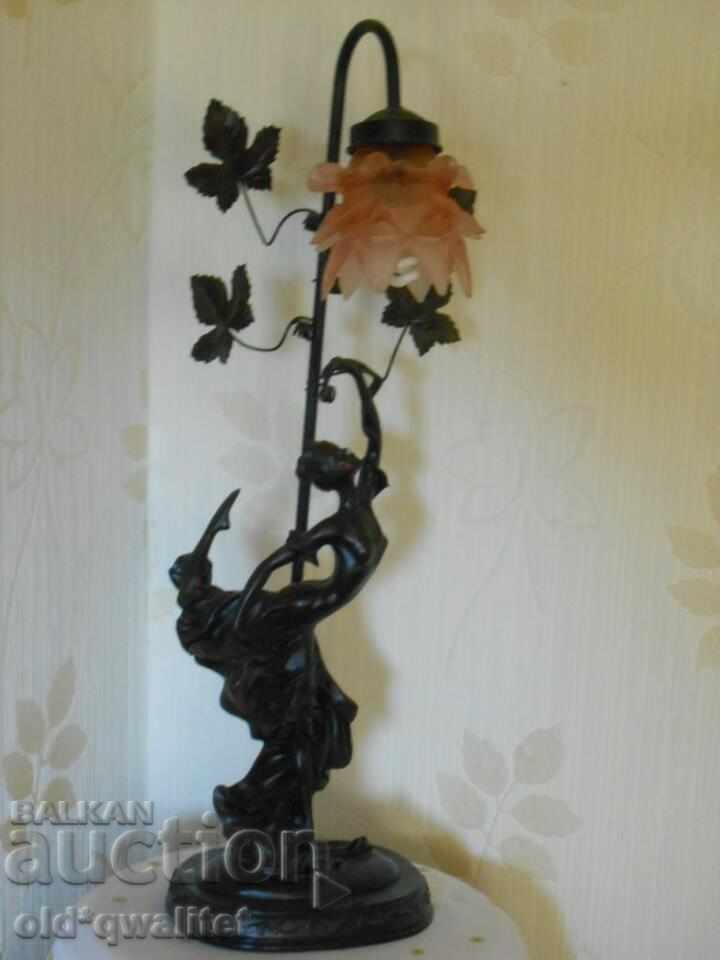 Antique lamp from the 50s 60s, P-p: approx. 50 / 20 cm - 7