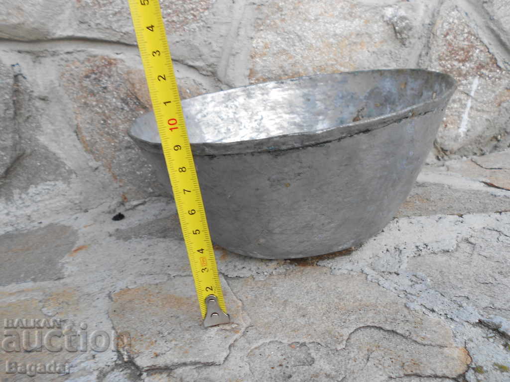 Δημοπρασία Παλιά σφυρήλατο χαλκό μπολ τσας
