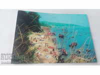 Пощенска картичка Дружба Плажът 1975