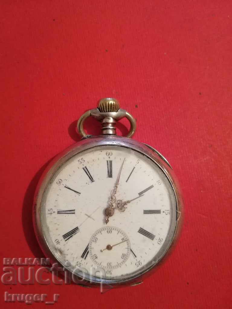 Old silver BREGUER watch with price 150.00 BGN | € 76.69 Old silver BREGUER watch with price 150.00 BGN | € 76.69