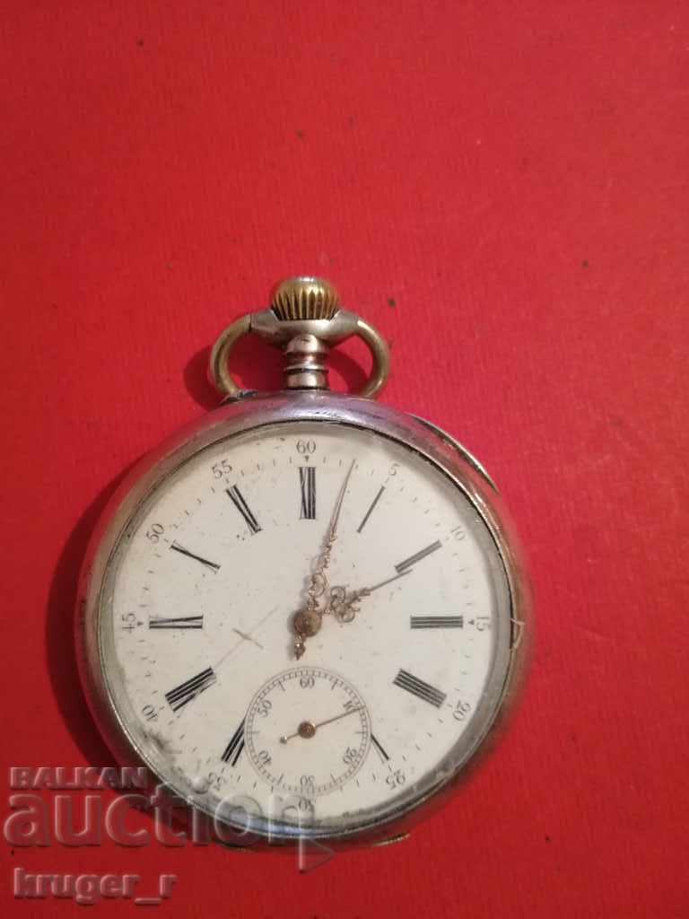 Old silver BREGUER watch