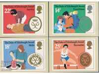 Marea Britanie 1981 - 4 cărți cu marca, PHQ 54 8/82 a-d
