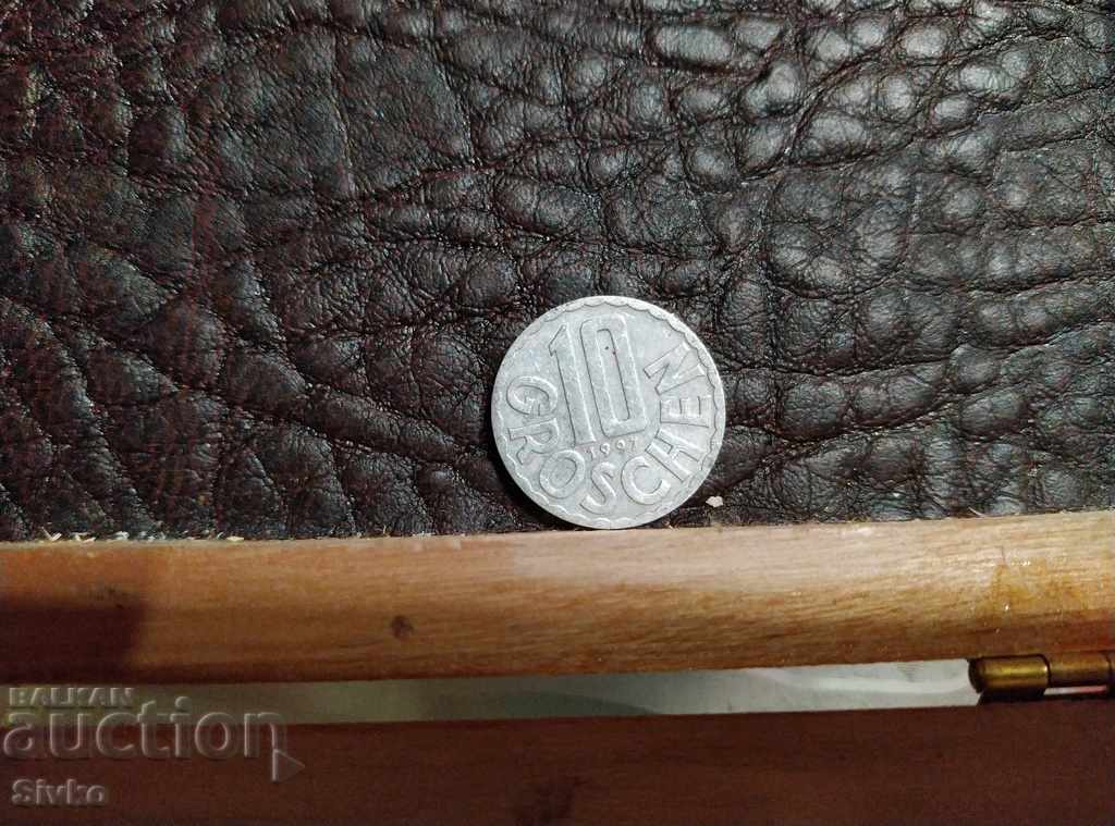Coin Austria 10 groschen 1997