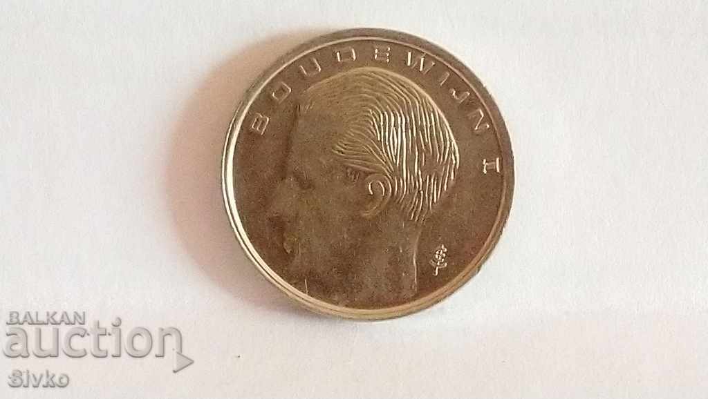 Coin Belgium 5 francs 1989 with price 0.99 BGN | € 0.51