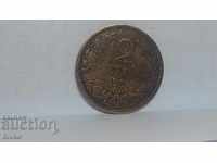 Monedă Bulgaria 2 stotinki 1901 - 1