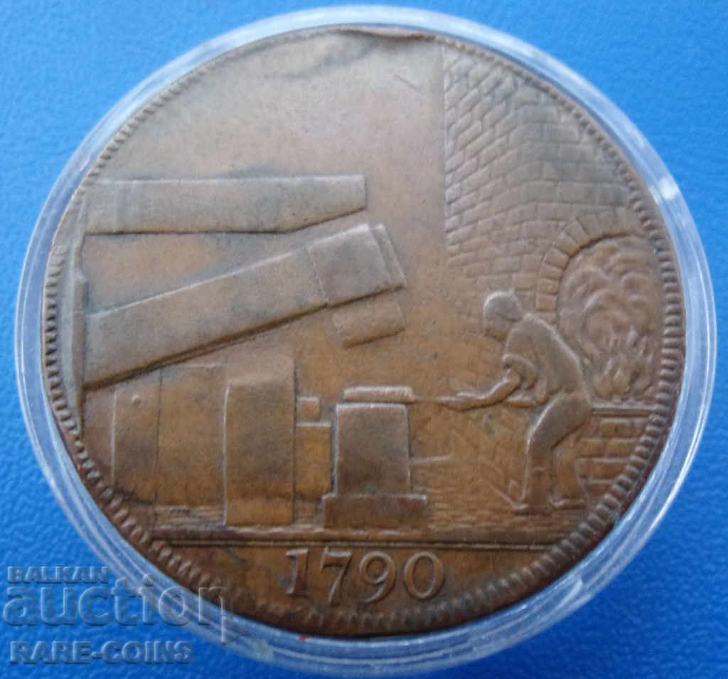 Anglia 1 Penny 1790 Original rar cu preț € 30.68 | 60.00 BGN Anglia 1 Penny 1790 Original rar cu preț € 30.68 | 60.00 BGN