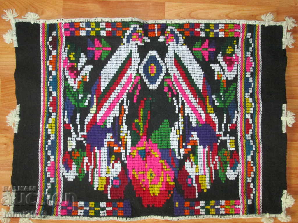 Rhodope woolen pillow, hand woven, 65x 46 cm - 7 Rhodope woolen pillow, hand woven, 65x 46 cm - 7