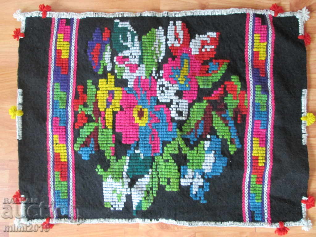 Μαξιλάρι από μαλλί Rhodope, υφασμένο στο χέρι, 60x44 cm - 7 Μαξιλάρι από μαλλί Rhodope, υφασμένο στο χέρι, 60x44 cm - 7