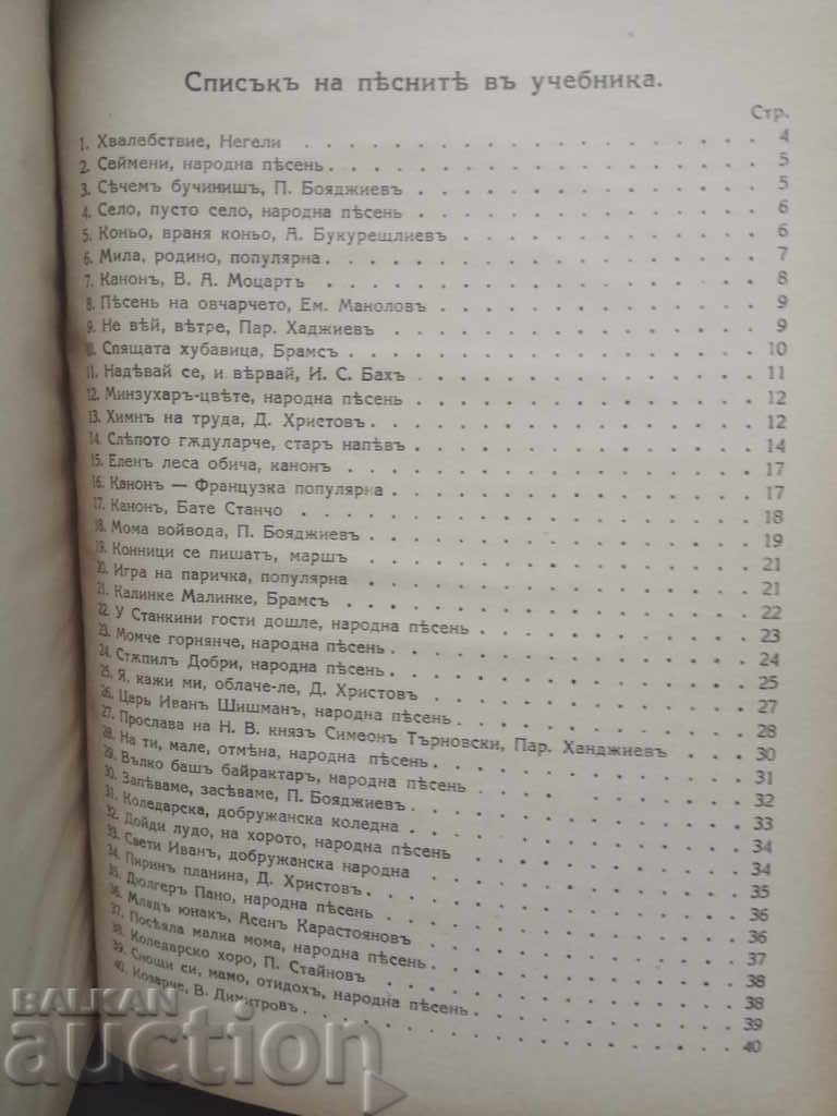 Delivery of Music singing textbook. Alexander Nikolov