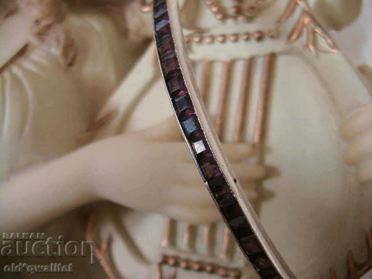 Very old silver bracelet with Almandine - Garnet, before 1920 with price 227.00 BGN | € 116.06 Very old silver bracelet with Almandine - Garnet, before 1920 with price 227.00 BGN | € 116.06